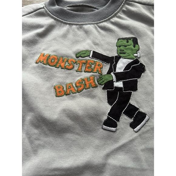 Gymboree Halloween Monster Pajamas 12-18M Boys EUC Spooky Cute Fall PJs - Picture 2 of 5